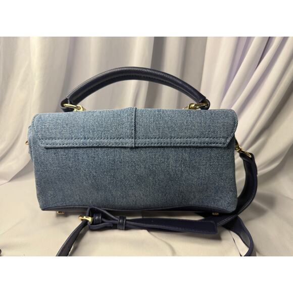 On 34th Kristt Small Denim Top Handle Crossbody, Exclusively at Macy’s - Picture 2 of 5